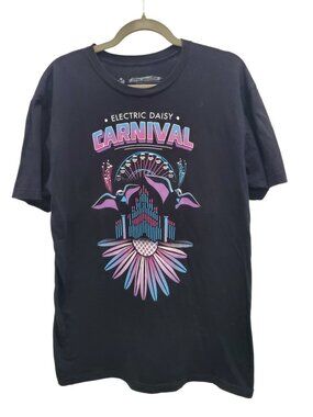 Electric Daisy Carnival EDC Official Merch Rave EDM Festival Graphic Tee Adult L